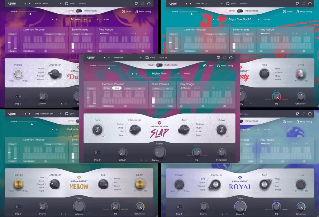 Ujam Virtual Bassist Bundle 2  (Full Latest  Version)